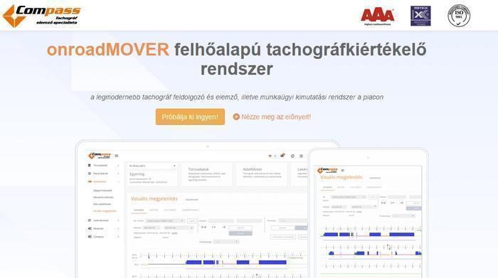 Online roadMOVER  - ingyenes kipróbálási lehetőség