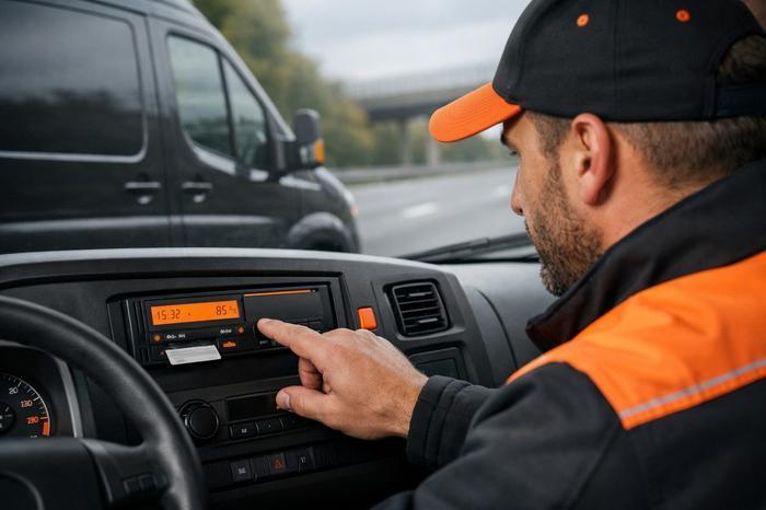 2026. július 1-től kötelező a tachográf a 2,5 tonna feletti járműveknél a nemzetközi fuvarozóknak